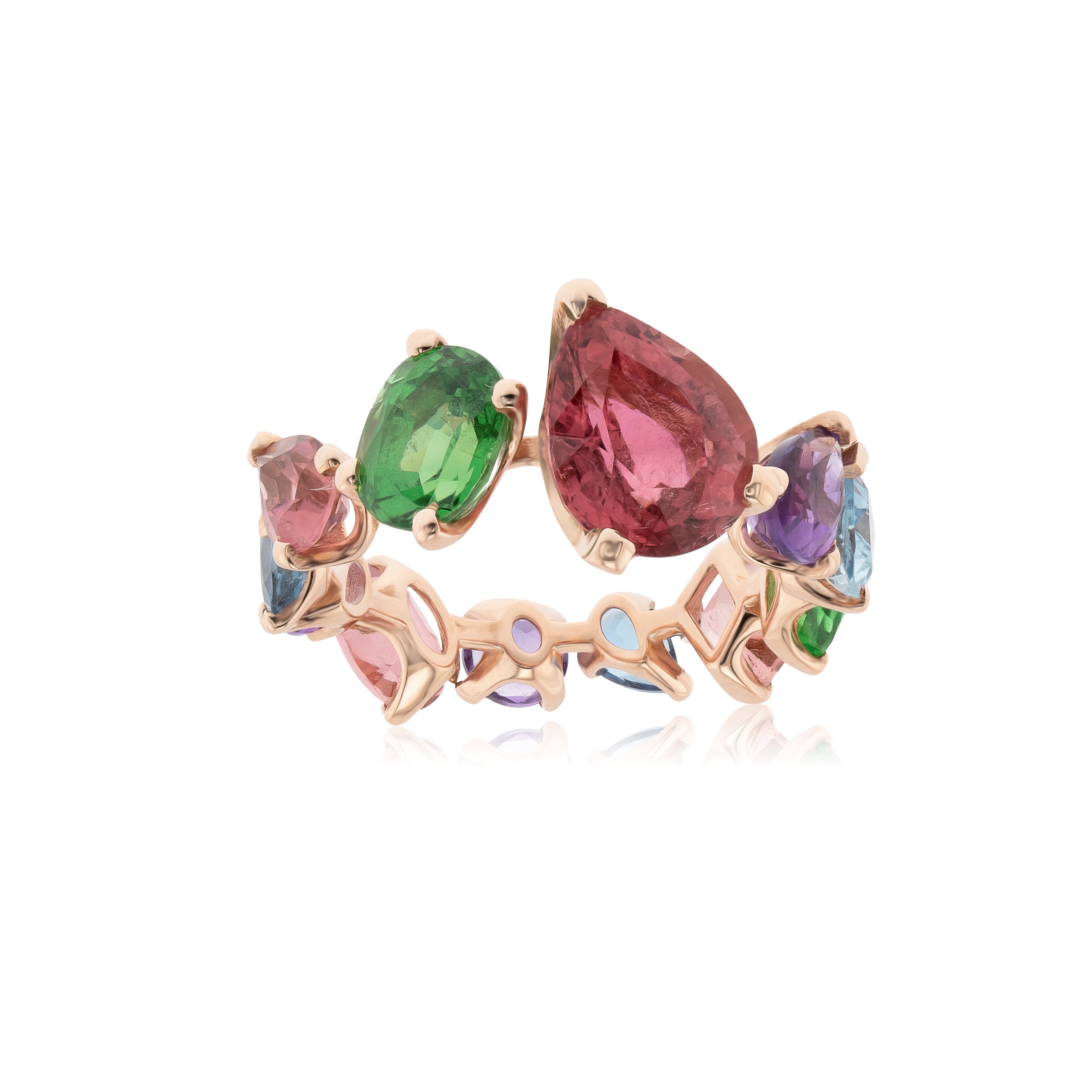 Mixed Gemstone Ring