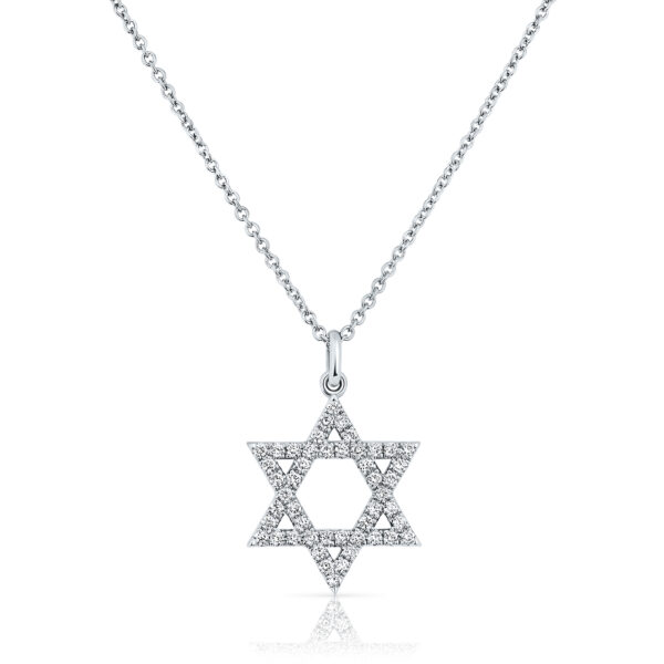 diamonds 'star of david' necklace