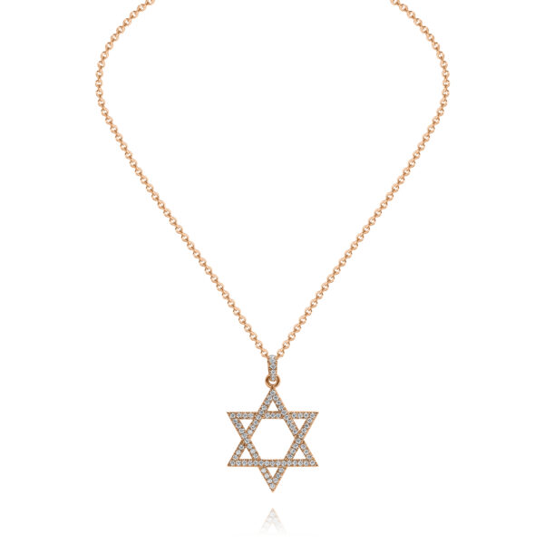 diamonds 'star of david' necklace