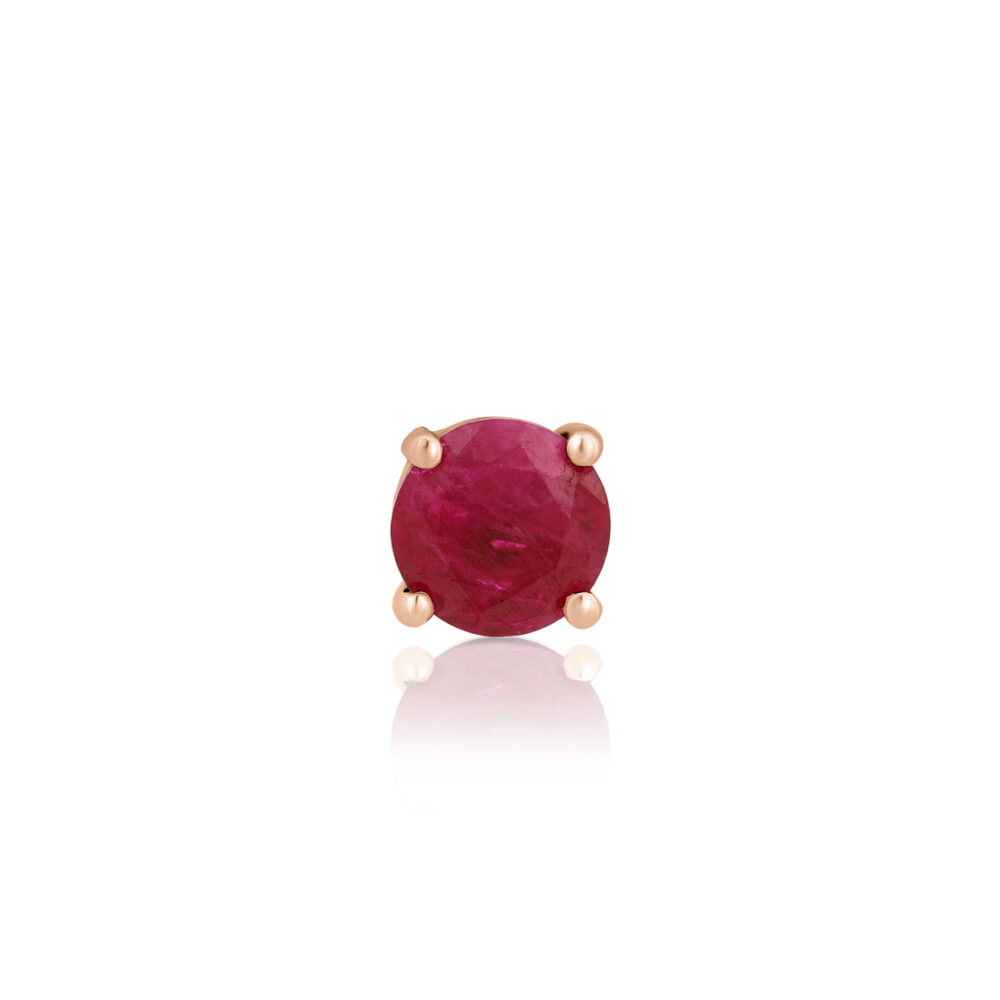 Ruby Stud Earring