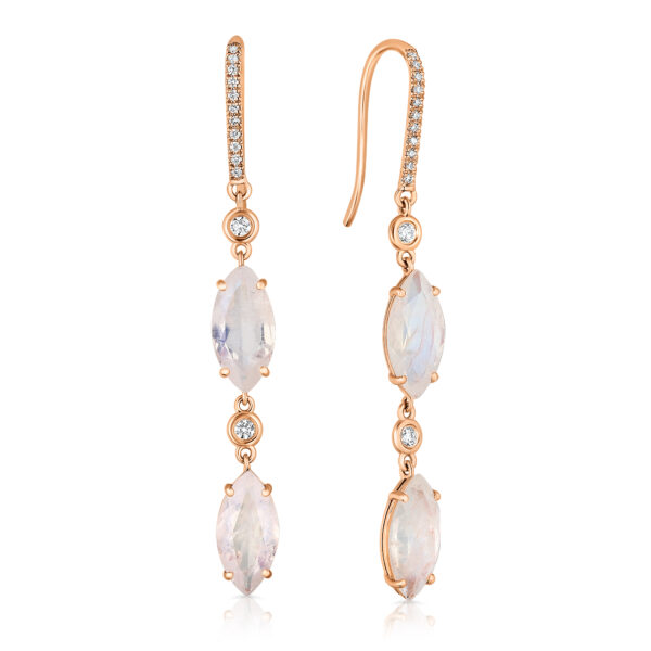 Moonstone Drop Earrings