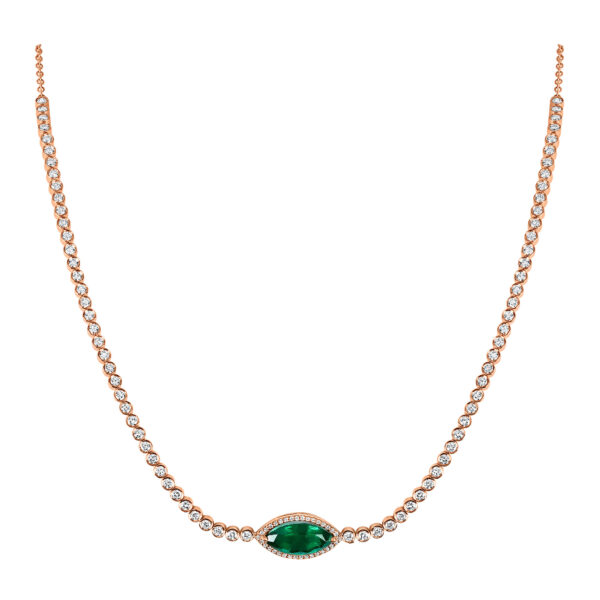 Emerald and Diamond Choker