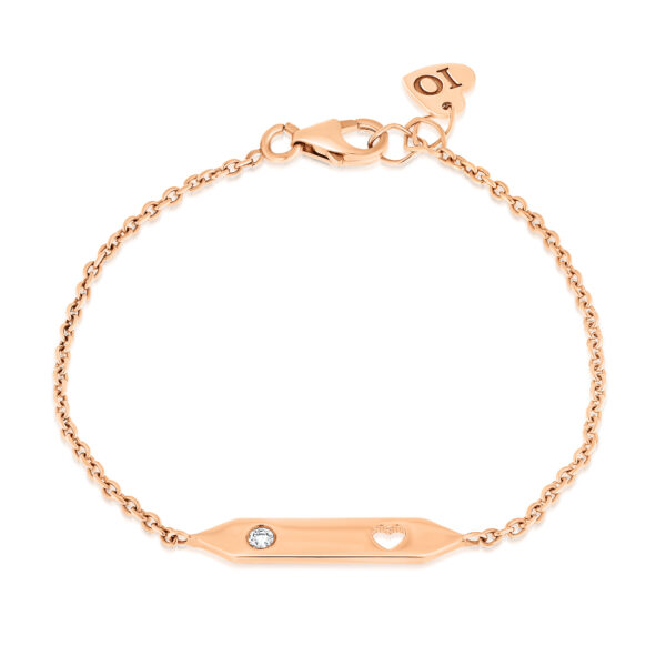 Baby bracelet with diamond