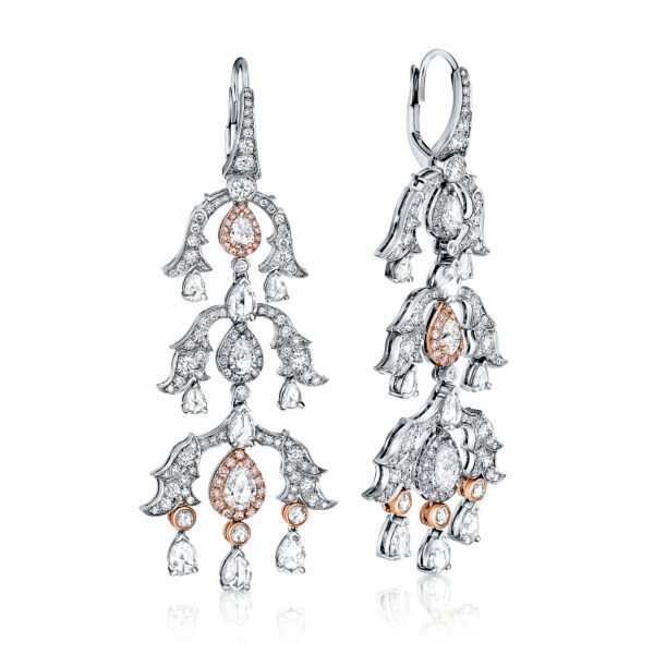 Chandelier diamond earrings