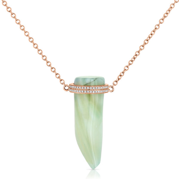 jade crystal necklace