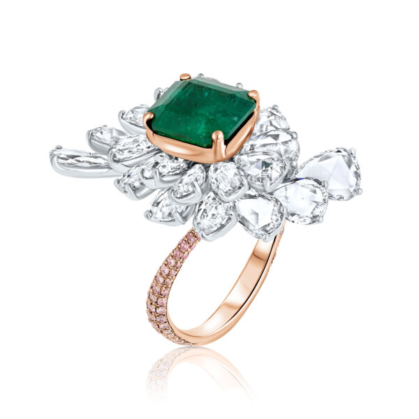 octagon emerald ring