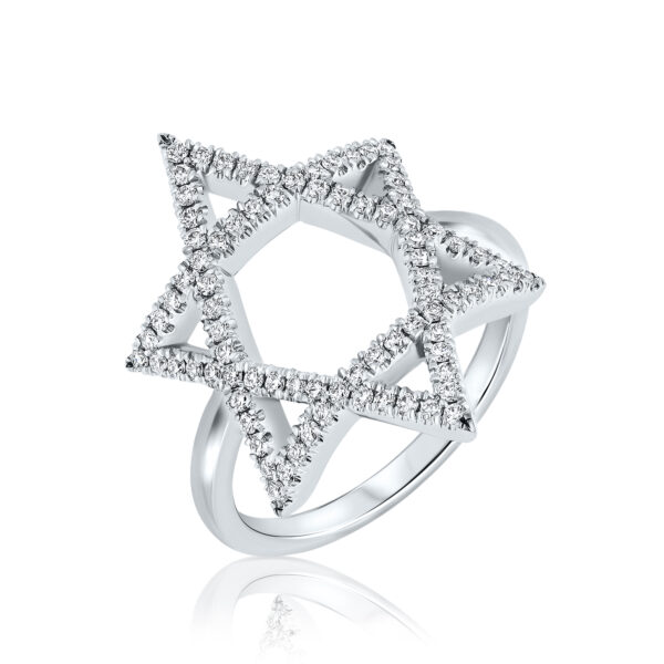 diamond 'star of david' ring