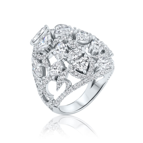 mix diamond ring